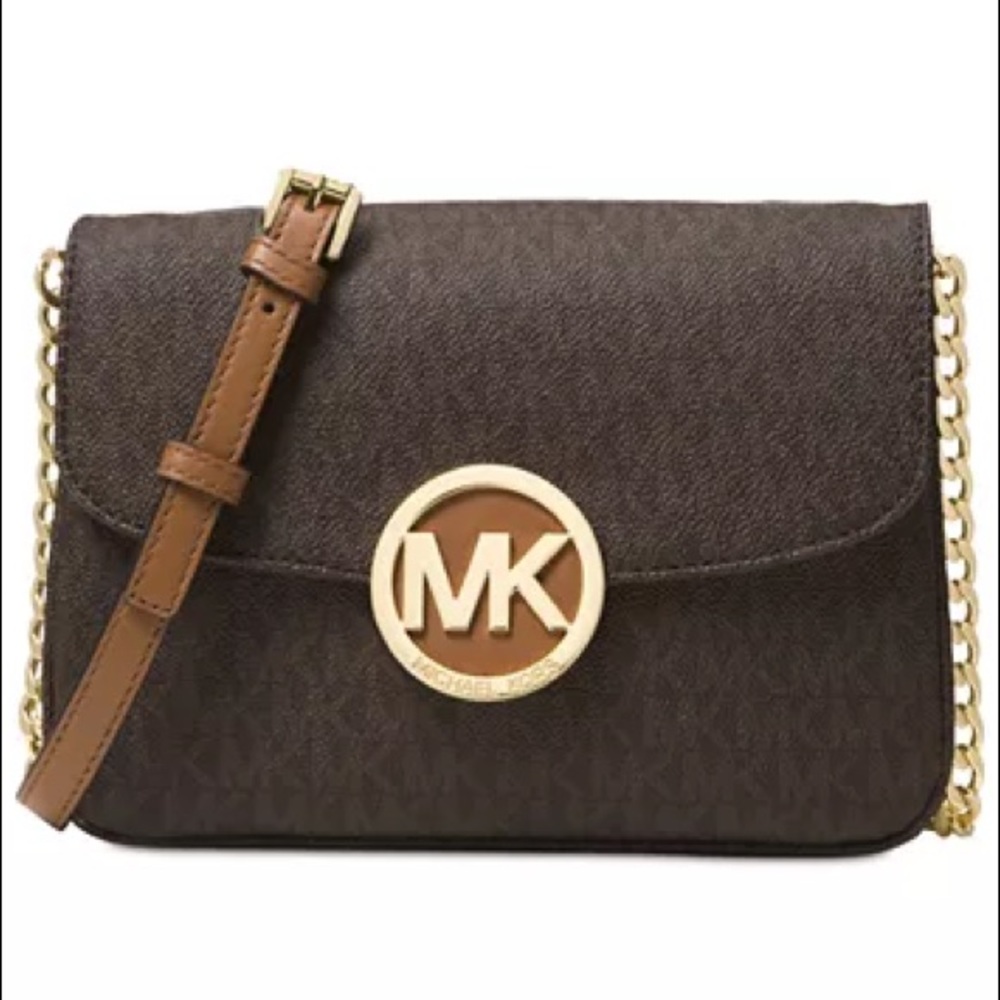 Signature Small Fulton Flap Gusset Crossbody